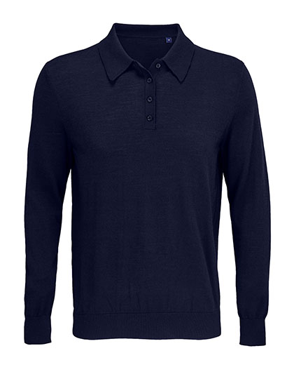 NEOBLU Men's Polo Collar Sweater Stefan in Night