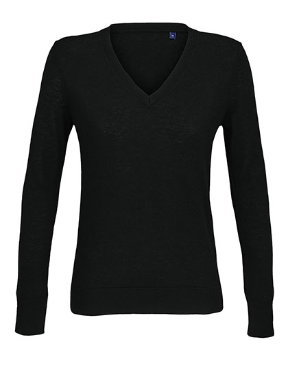 Women's V-Neck Sweater Sullivan — besticken oder bedrucken lassen