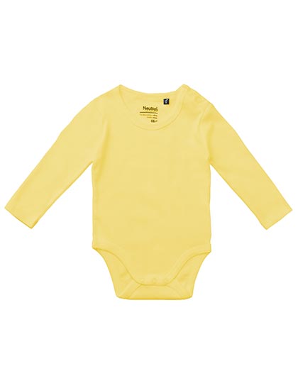 Neutral Babies Long Sleeve Bodystocking in Dusty Yellow