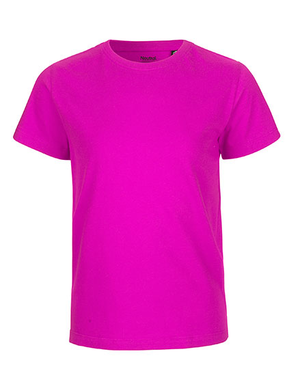 Neutral Kids' Short Sleeve T-Shirt in Pink
