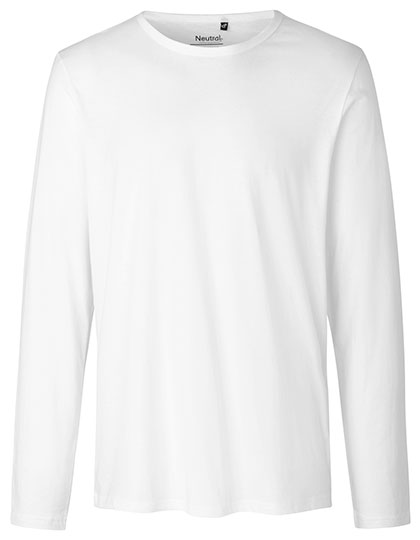 Neutral Men's Long Sleeve T-Shirt in White
