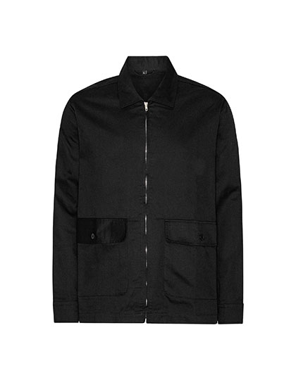 Neutral Twill Jacket in Black