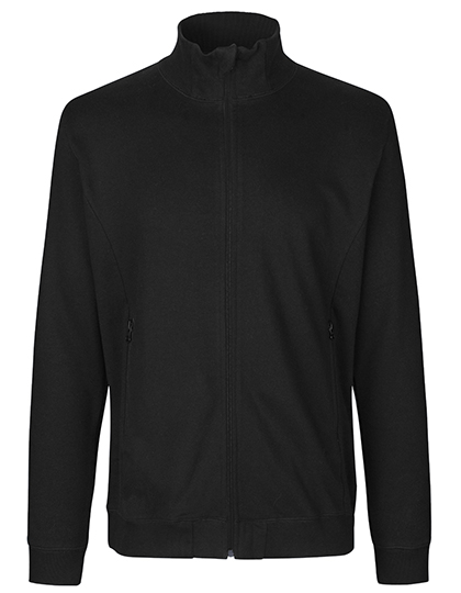 Neutral Unisex High Neck Jacket in Black