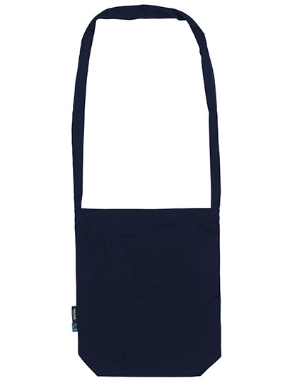 Neutral Twill Sling Bag in Navy