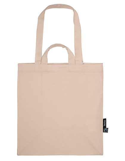 Neutral Twill Bag, Multiple Handles in Sand