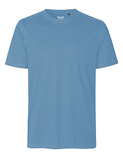 Neutral Unisex Performance T-Shirt in Dusty Indigo