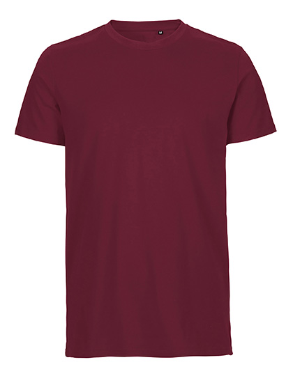 Tiger Cotton by Neutral Unisex Tiger Cotton T-Shirt in Bordeaux