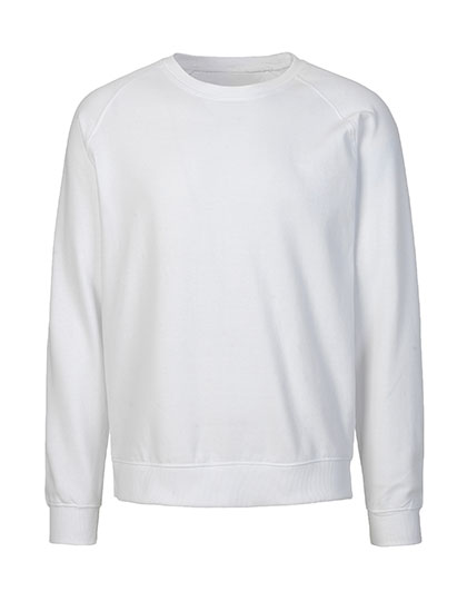 Tiger Cotton by Neutral Unisex Tiger Cotton Sweatshirt in White