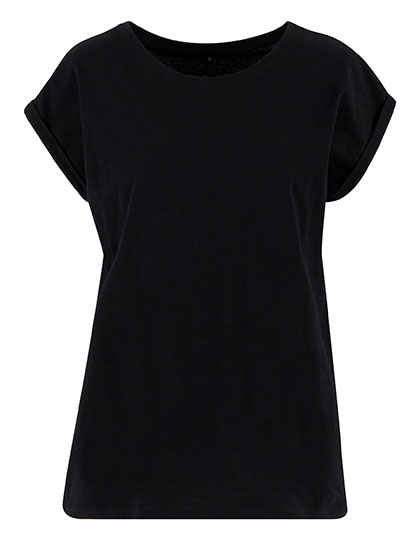 Ladies Extended Shoulder Tee — besticken oder bedrucken lassen