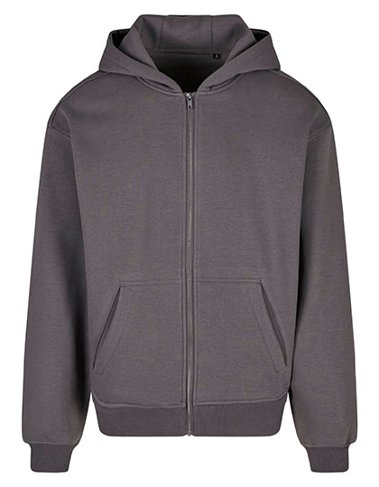 New Morning Studios Oversized Zip Hoody in Magnet