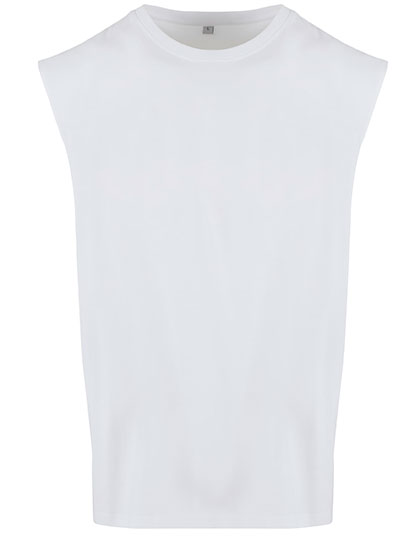 New Morning Studios Sleeveless Tee in White