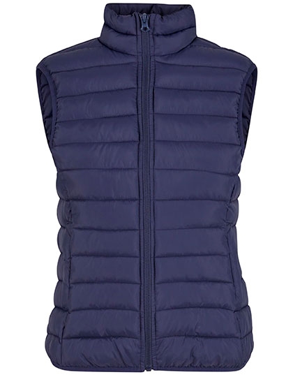 New Morning Studios Ladies Light Puffer Vest in Navy