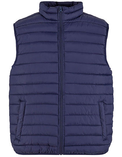 New Morning Studios Light Puffer Vest in Navy