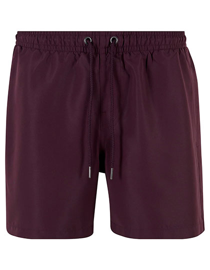 New Morning Studios Basic Swimshorts in Plum Purple