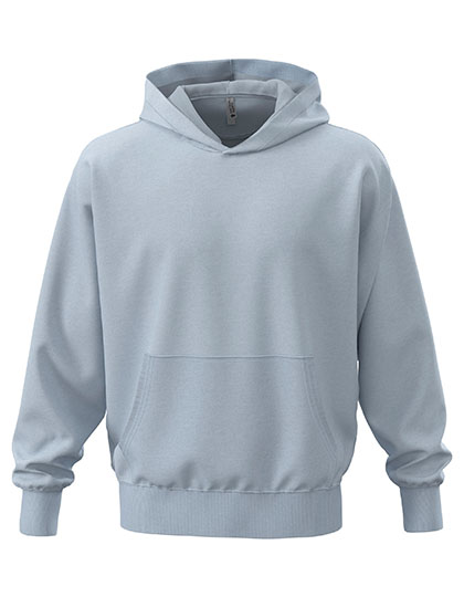 Next Level Apparel Unisex Heavyweight Hoodie in Stonewash Denim