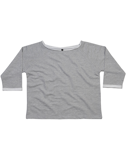 Mantis Flash Dance Sweat in Heather Grey Melange