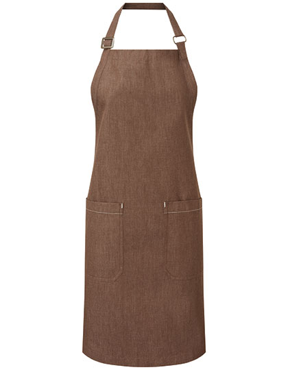 Organic Denim Fairtrade Bib Apron — besticken oder bedrucken lassen