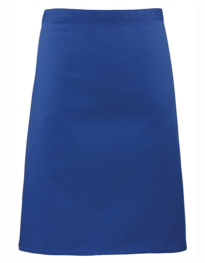 Premier Workwear Colours Collection Mid Length Apron in Royal (ca. Pantone 286C)