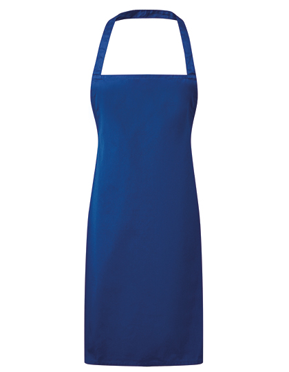 Premier Workwear Essential Bib Apron in Royal (ca. Pantone 7687C)