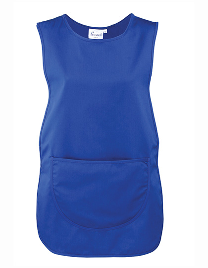 Premier Workwear Women's Pocket Tabard in Royal (ca. Pantone 286C)