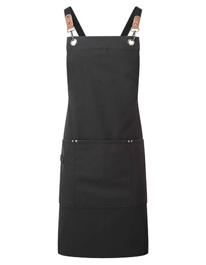 Clip 'n' Clasp Cross-Back Bib Apron — besticken oder bedrucken lassen