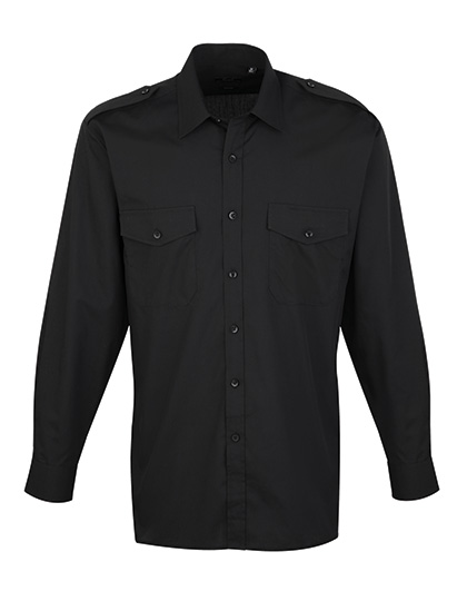 Pilot Shirt Long Sleeve — besticken oder bedrucken lassen