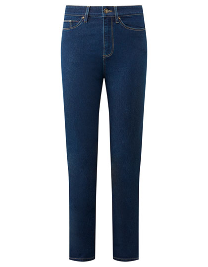 Premier Workwear Workready Women's Straight Leg Jeans in Indigo (ca. Pantone 2380C)