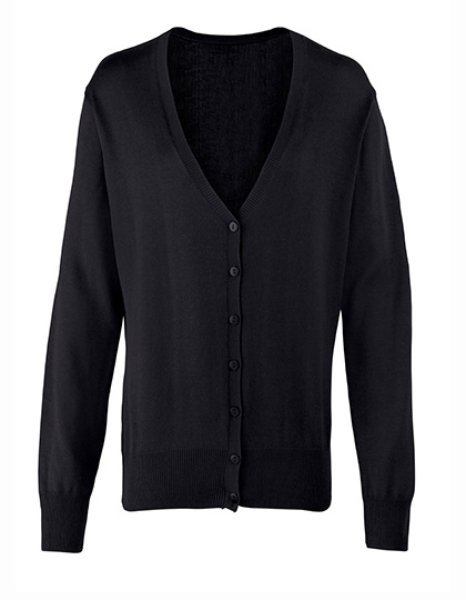 Women's Button Through Knitted Cardigan — besticken oder bedrucken lassen