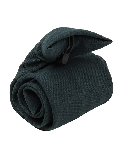 Premier Workwear Clip-on Tie in Bottle Green (ca. Pantone 560C)
