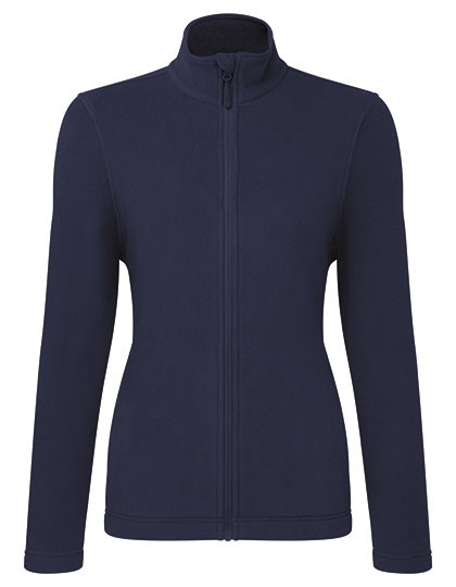 Premier Workwear Women's 'Recyclight' Full ZipMicro Fleece in Navy