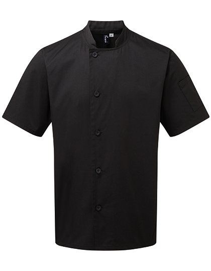Premier Workwear Essential Short Sleeve Chef's Jacket