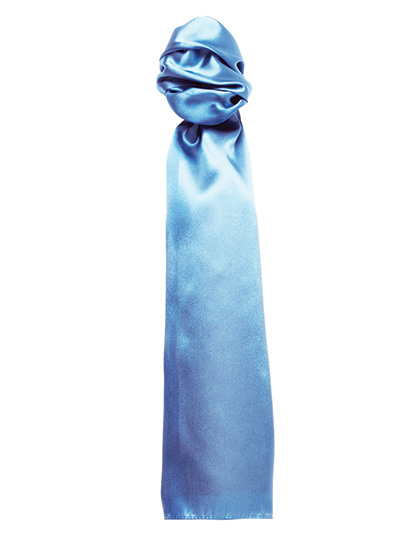 Premier Workwear Women's Business Scarf - Plain in Midblue (ca. Pantone 284C)