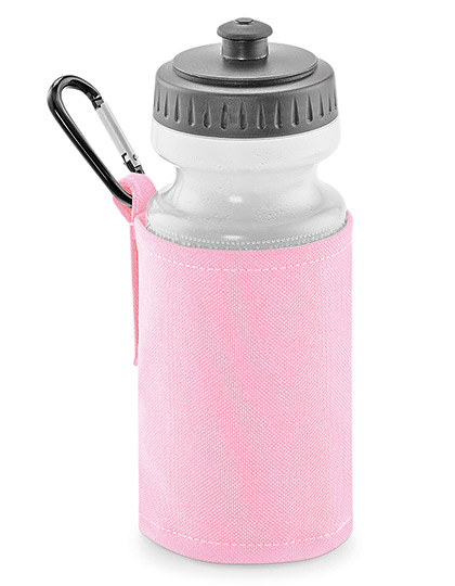 Quadra Water Bottle And Holder in Classic Pink