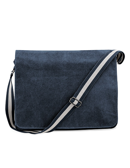 Quadra Vintage Canvas Despatch Bag in Vintage Oxford Navy