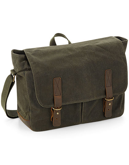 Heritage Waxed Canvas Messenger — besticken oder bedrucken lassen