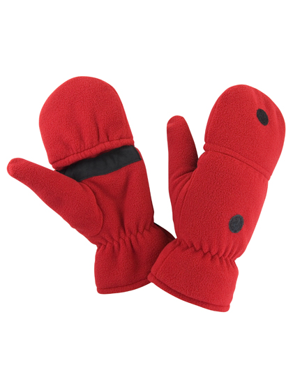 Result Winter Essentials Palmgrip Glove-Mitt in Red