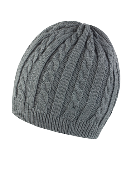 Result Winter Essentials Mariner Knitted Hat in Grey