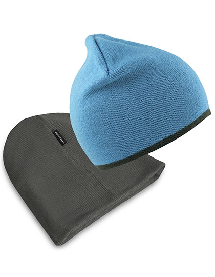 Soft Feel Cuffless Reversible Beanie — besticken oder bedrucken lassen