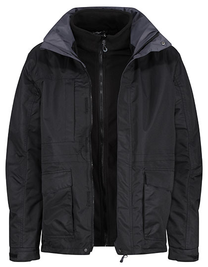 Regatta Professional Men's Benson III Breathable 3 in 1 Jacket in Black