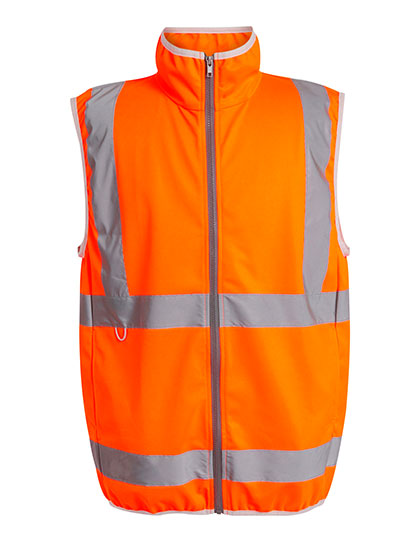 Regatta Professional Pro Hi-Vis Full Zip Gilet in Orange