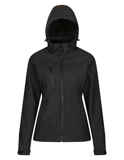 Women's Venturer 3-Layer Printable Hooded Softshell Jacket — besticken oder bedrucken lassen