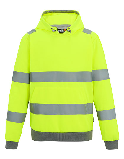 Regatta High Visibility Hi-Vis Pro Contract Hoodie in Yellow