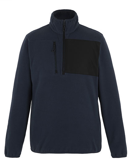 Active Printable Half Zip Microfleece Sweat – 70 % Polyester / 30 % Polyester