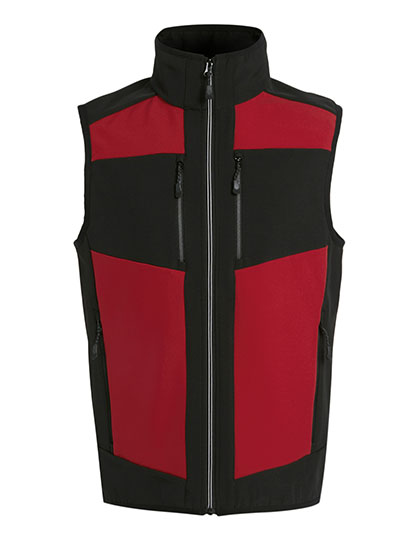 Regatta Professional E-volve Unisex 2-Layer Softshell Bodywarmer in Classic Red