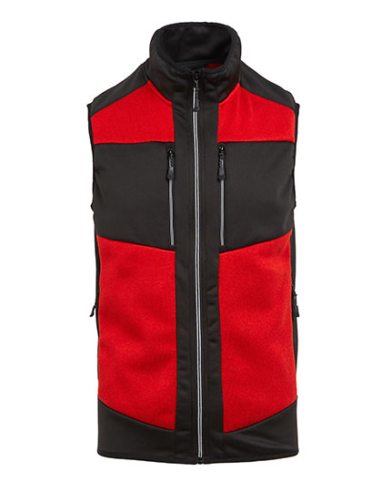 Regatta Professional E-volve Unisex Knit Effect Stretch Bodywarmer in Classic Red