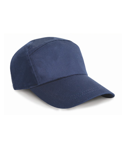Result Headwear 7-Panel Advertising Cap in Navy