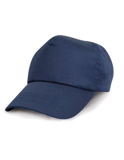 Result Headwear Cotton Cap in Navy