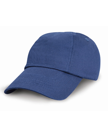 Result Headwear Junior Low Profile Cotton Cap in Royal