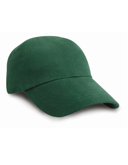 Result Headwear Low Profile Heavy Brushed Cotton Cap in Forest