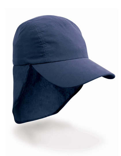 Result Headwear Junior Legionnaire Cap in Navy